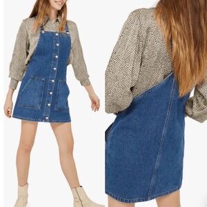 Topshop Moto Overall Dress